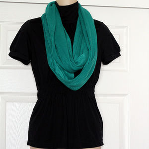 Emerald Green Infinity Scarf